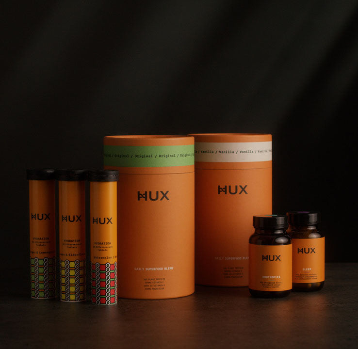 Pocket meets HUX Health, the nutrition brand shaking up the wellness industry and helping you find your daily edge.