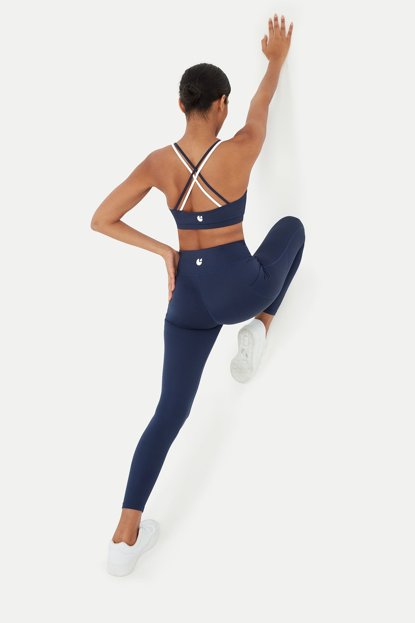 Signature Gym Leggings With Pockets - Navy – LC Activewear